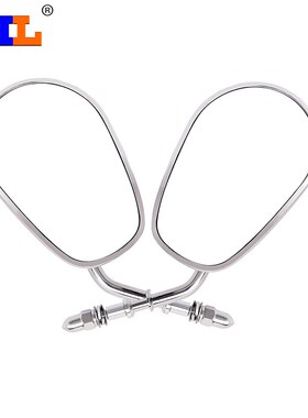 适配哈雷XL883 XlL1200夜路德街/肥霸XG500 XG750改装后视镜倒车