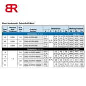 Short Weld Butt Automatic THube