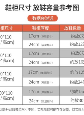 创意翻斗薄款超窄鞋柜入户t门家用立式有门鞋架小户型收纳架省空