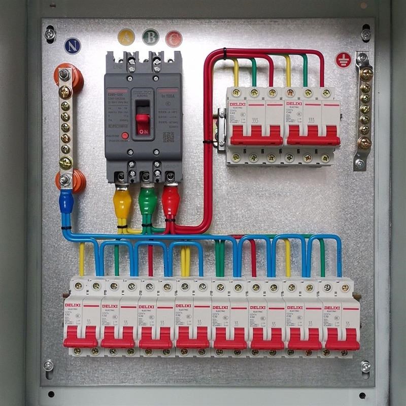 定制低压成套配电箱三相四线开关全F套照明家用控制柜工防水户外