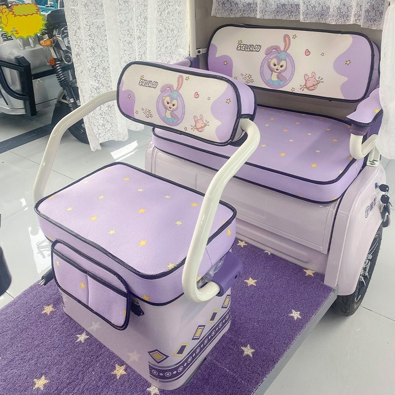 台铃X18电动三轮车座套金彭Su7小鸟Q8爱玛乐O享加厚防滑坐垫套通