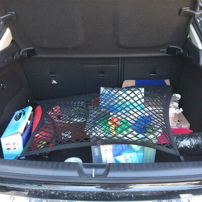 专用 奔驰EQB汽车后备s箱网兜防滑行李固定网车用储物袋内饰改装