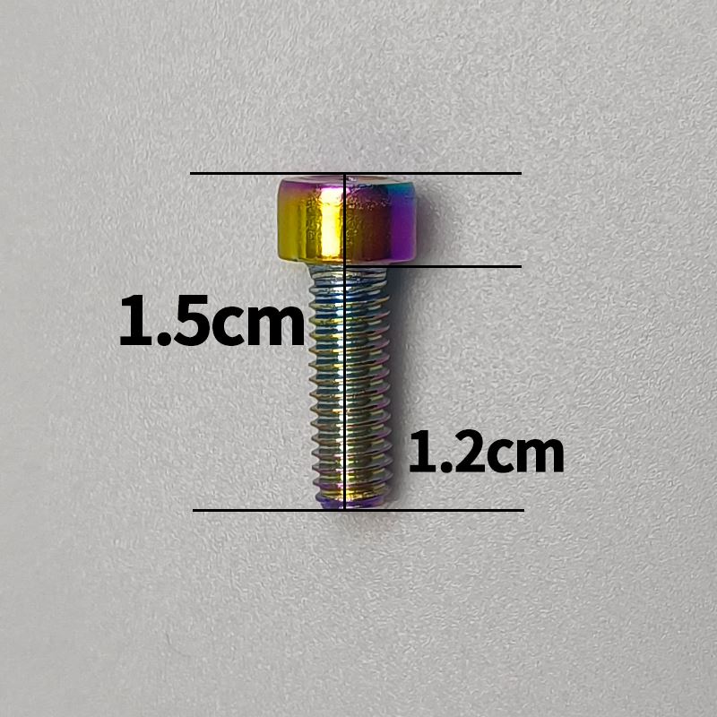 钛合金高精度弹弓瞄具撑头配件大全扁皮快压夹片炫彩m4内六角螺丝