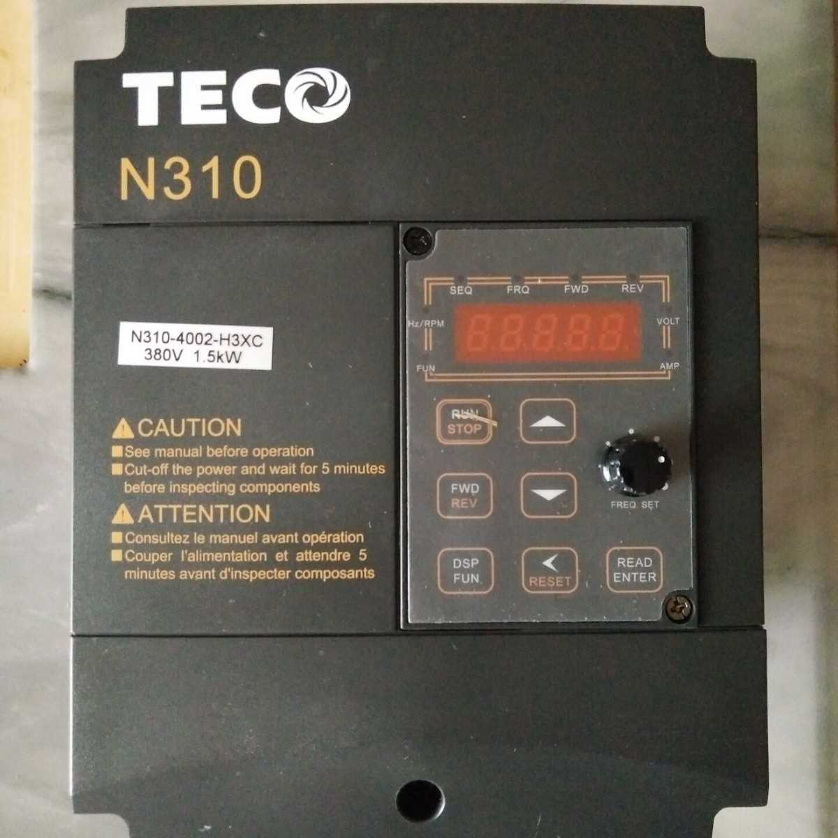 厂家直发直销全新TECO台安东元变频器N310-4002-H3XC 380V 1.5KW