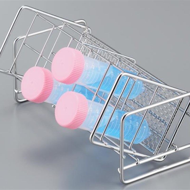 试管架 AS ONE计量器t具试验器具耗材 试管架 漏斗架 可倾斜试管