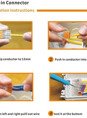 (100pcs/lot) PCT-108 ( 773-10z8) 8P push wire wiring connect
