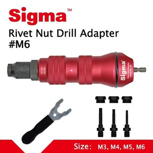 Adapter Threaded Electric CJordless Drill Nut Rivet