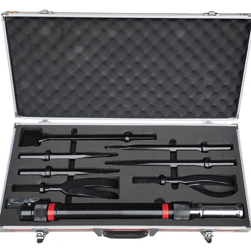 消防破拆工具组手动多功能破门工具套装组合8件套V黑鹰撞门器挠钩