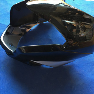 适用铃木GW250头罩 GW250-A标准版导K流罩大灯罩鬼脸装饰罩前灯罩