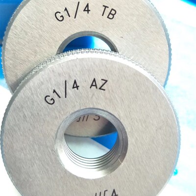 成量BSPP川牌英制圆柱管螺纹环规CG2 1/4牙规高精度止通规量规