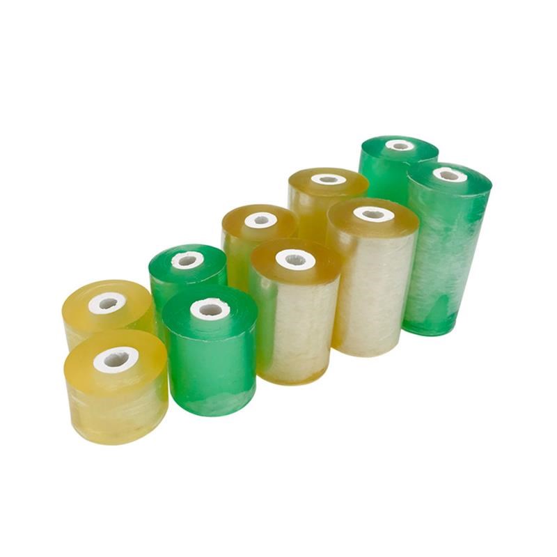 环保PVaC缠绕膜电线打包透明自粘式包装嫁接拉伸膜工业用