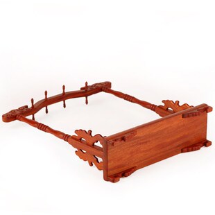 红木笔架毛笔挂毛笔搁 实木x质8针挂笔架毛笔架子 酸枝木展示架