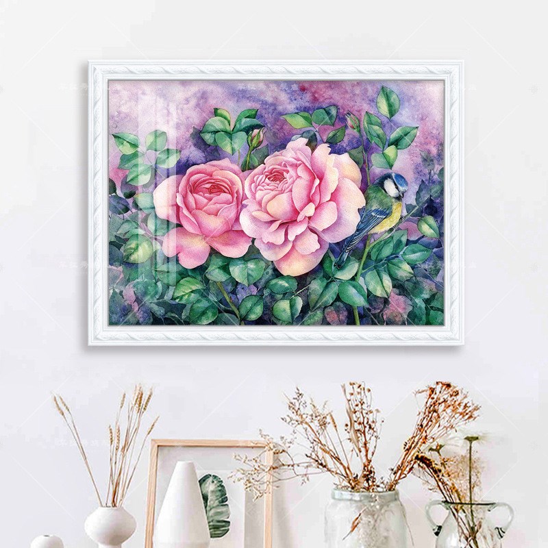 eq4f遇见玫瑰十字绣20u23绣大气客厅新手简单手工卧室自己新款线