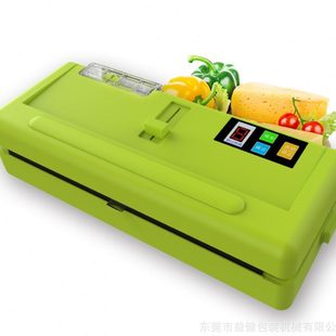 机小型家用商用压缩保鲜液体塑 优选平面袋食品真空封包机封口包装