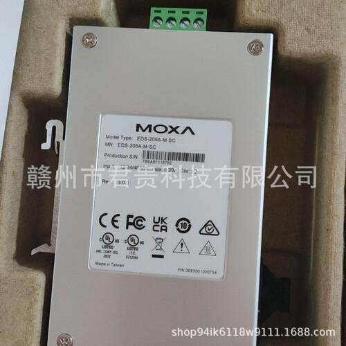 摩莎MOXA工业以太网交换机EDS-205A-M-SC全新现货