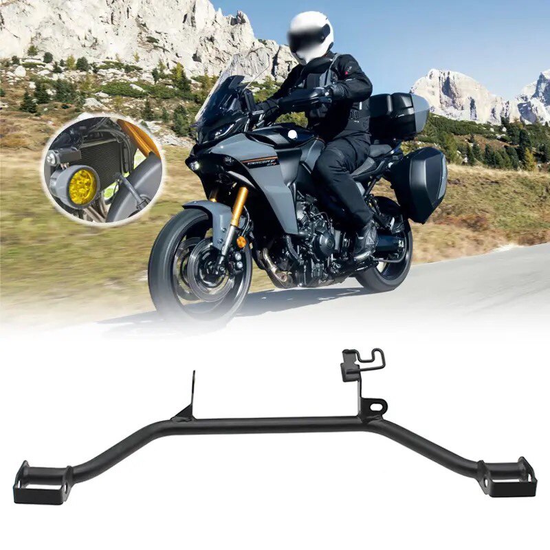 适用雅马哈Tracer 9GT 21-22改装射灯支架护杠前照灯雾灯架驾驶灯