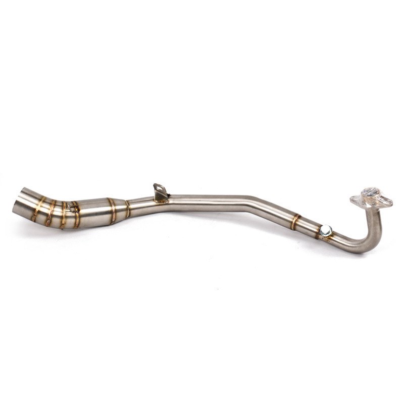 摩托跑车适用e于Z125前段 Z125Pro改装排气管前段不锈钢弯管