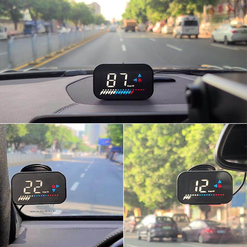 唯颖HUD车载抬头显示器汽车GPSA车速仪表 指南针高清投影仪新款GM