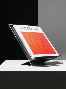 现代简约透明亚克力n立型杂志书架桌面摆件书房样板房间办公室摆