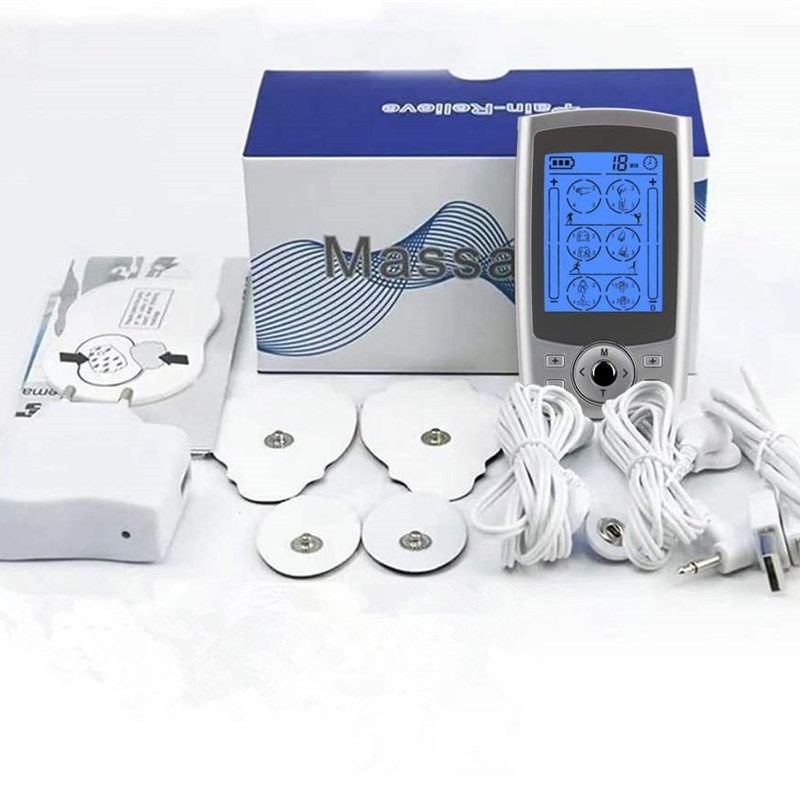 充电款家用24种模式s双通道ES按摩仪 数码经络理疗仪