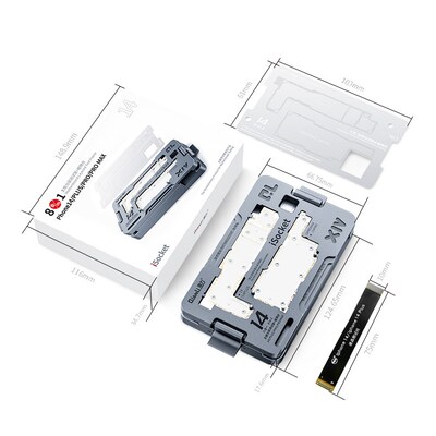 潜力iSocket14 15/plus/pro/Pro Kmax主板分层检测植锡测试架治具