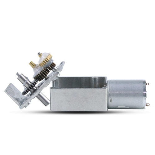 JGY370直g流减速电机24V12V6V蜗轮蜗杆大扭力低速直流马达马达