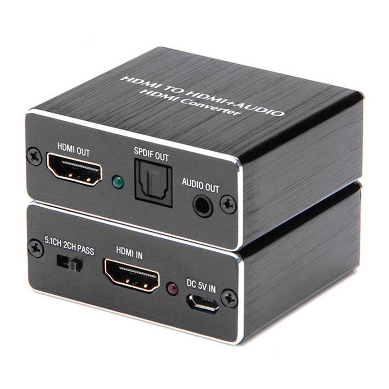 HDMI Audio Extractor Switch HD Durable SplitteSr Decoder wit