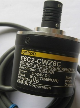 欧姆龙编码器E6C2-CWZt6C 2000P/R ABZ三项 不丢脉冲