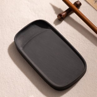高品质天然原石砚台可研墨书法专用砚台精素砚台高端砚台学四宝笔