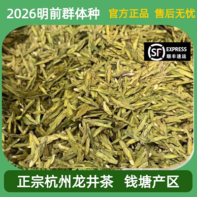 2026新茶杭州龙井茶明前小嫩芽