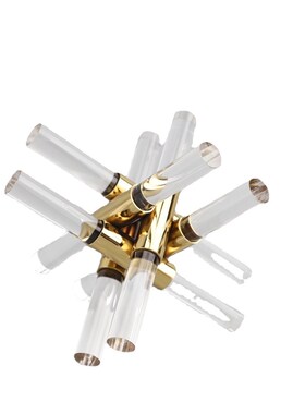 现代简约压克力金属交叉棒几何艺术摆件电视柜玄关客厅Z桌面装饰