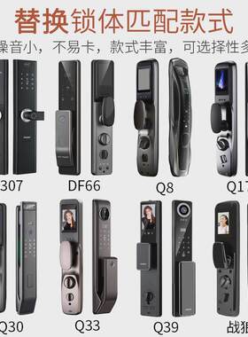 王力全自动智能锁华爵防盗门锁人脸识别GHUJA安全门专用指纹锁锁