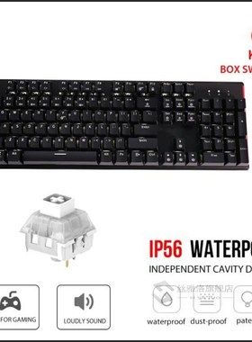 GK705 104 Keys Waterproof Kailh BOXG Switch Mechanical Keybo