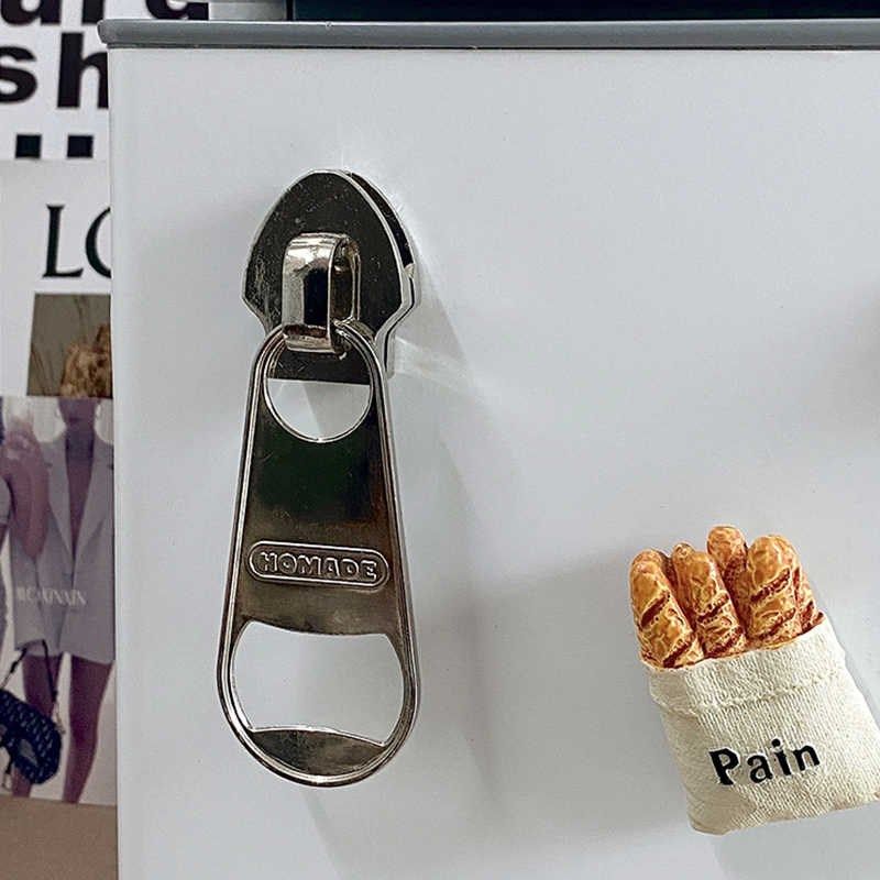 创意拉链开瓶器开酒器磁s力冰箱贴家用多功能啤酒瓶起子网红起瓶,餐饮具,开瓶器,淘宝优惠券,粉丝福利购,淘宝优惠卷