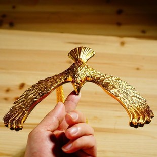 锌合金平衡鹰 客厅书房酒吧装饰品 M重力鸟不倒鸟怀旧摆件