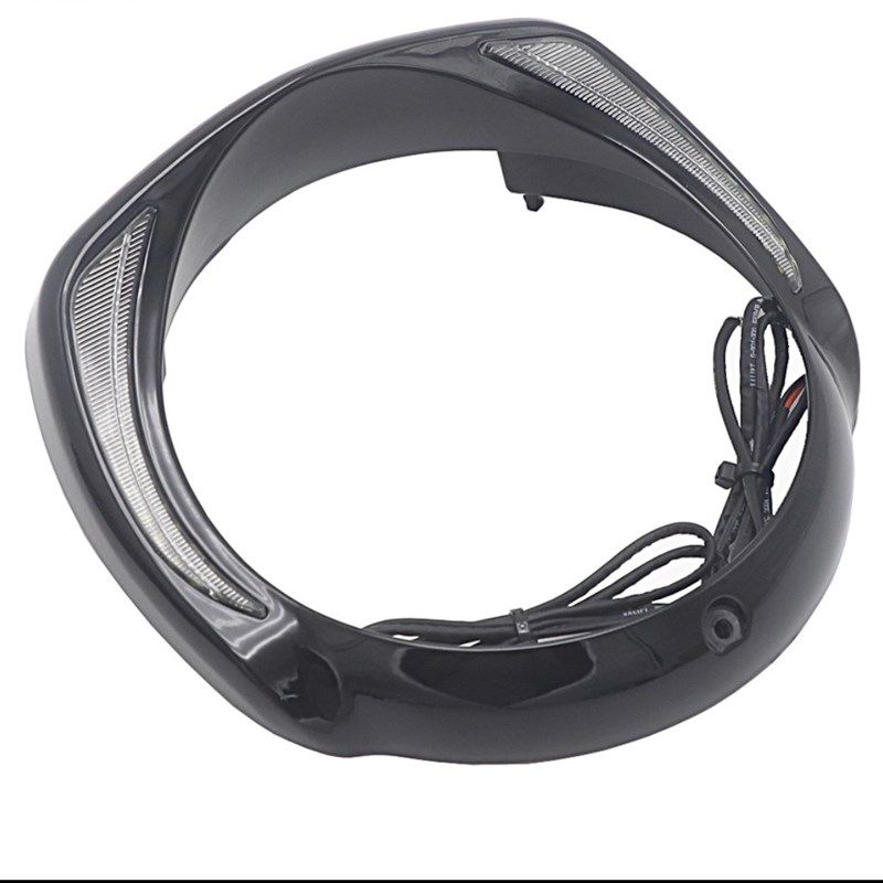 哈雷街道大道旗舰CVO三轮LED前大灯灯罩帽檐灯日行转向Y装饰灯14,摩托车/装备/配件,摩托车车灯,淘宝优惠券,粉丝福利购,淘宝优惠卷