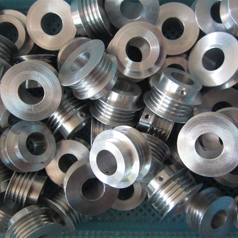 【定做】数控车床精加工铝合金 皮带轮 各种规格轴Y套轮垫片圈