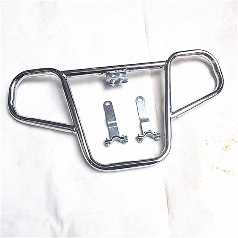 适用钱江摩托车保险杠125御龙QJ125-26  QJ125-2V6A前护杠保险杠