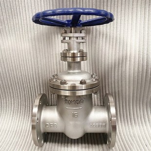 900防腐蚀闸板 16P法兰304不锈钢闸阀DN15 河北靖镜阀门eZ41W