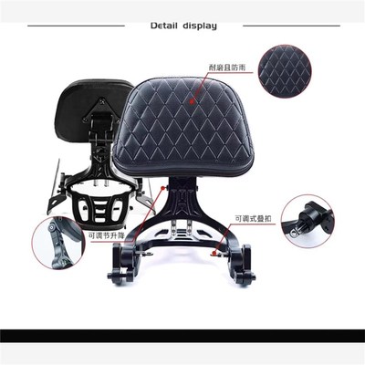 适用 隆鑫无极CU525改s装防摔护杠 新款伸缩折叠靠背 复古快拆边