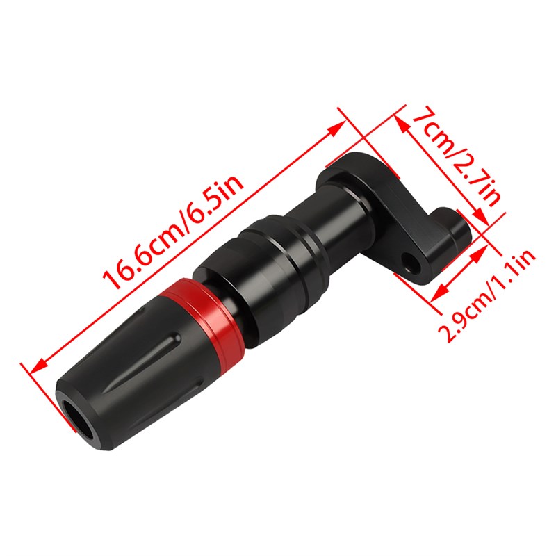 适用升仕ZT310M 改装配件350D排气管L防摔杆弹簧防摔铝合金防摔棒