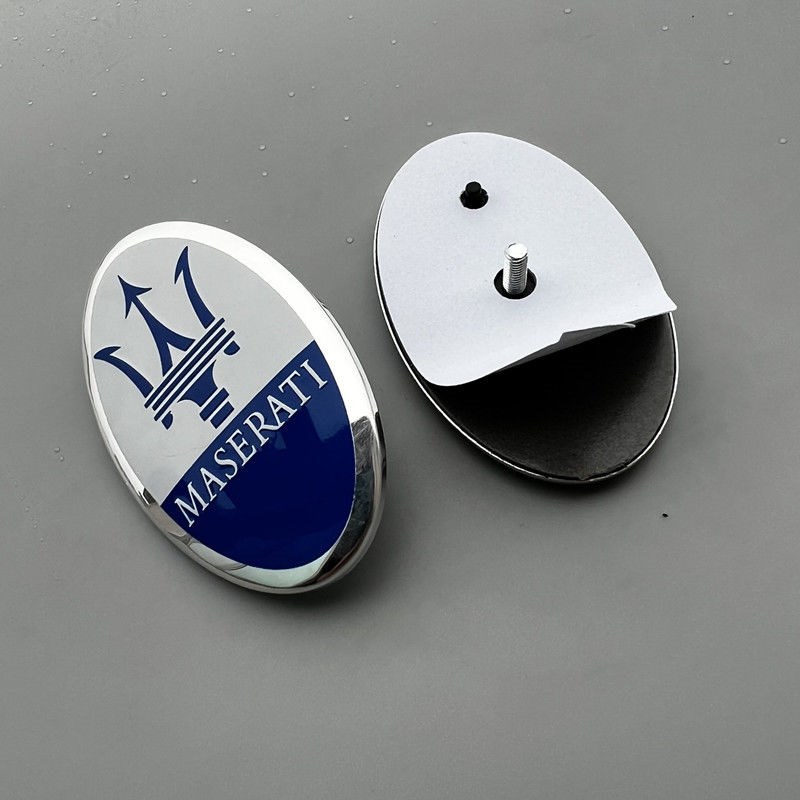 2022新款玛莎拉蒂车标s吉博力莱万特总裁侧标机盖标尾标改装中网