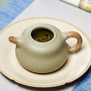 宜兴纯手工紫砂壶名家正宗豆青砂葫芦泡茶壶单壶陶瓷功夫茶具套装
