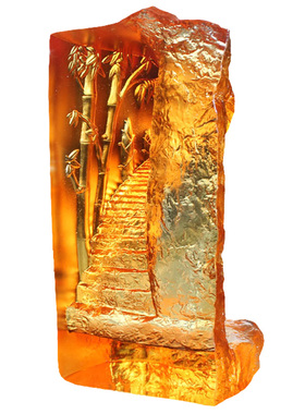 琉璃摆件奖牌奖杯商务办公创意家居饰品步步高R山路送领导企业颁