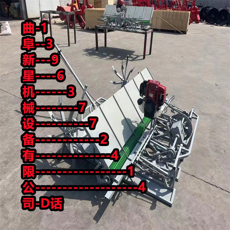 手摇插秧机 新式插秧机水稻x农机具夏季手摇水田手动手推简易插田