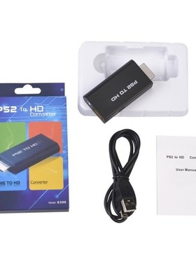 For PS2 To HDMI-compatible Video Converter Adapter WiYth 3.5