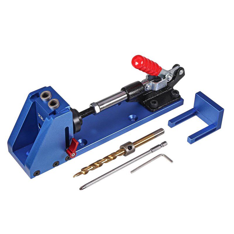 Pocketc Hole Jig System Woodworking Drill Guide with Toggle