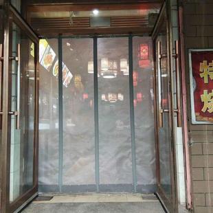透气磁吸纱网防蚊蝇自吸家用纱帘商场厨房防蝇门帘 夏季