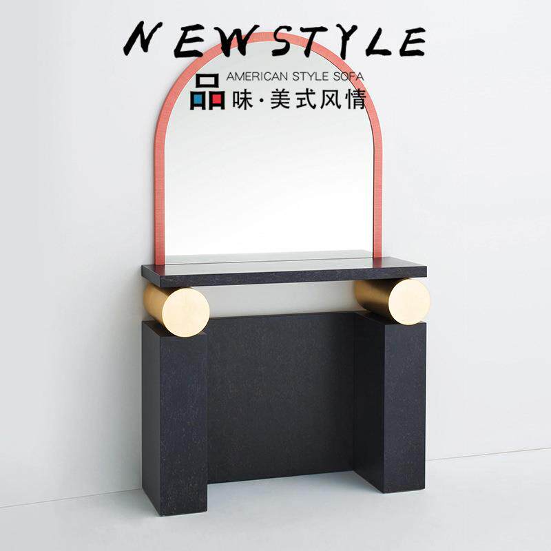新品网红梳妆台桌现代简约钢琴烤漆卧室化妆台创意个性化妆桌
