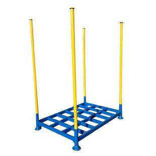 插管折叠堆垛架堆叠可拆重型货架冷库库房整理架仓储巧固架布料架